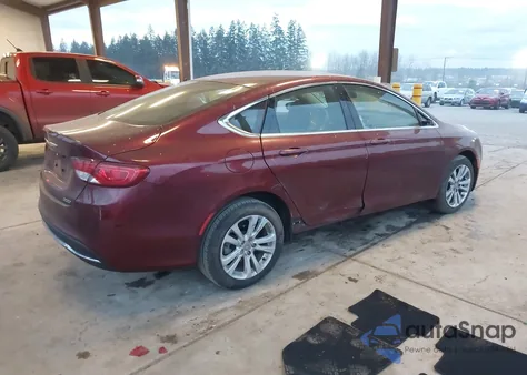 2016 Chrysler 200 Limited z USA, uszkodzony, nr VIN 1C3CCCAB3GN129440